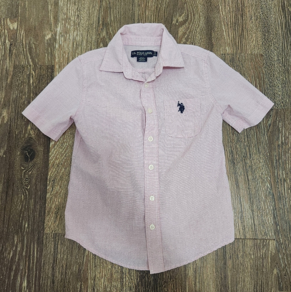 Boys U.S. Polo Assn. Button Up Shirt Size Smal